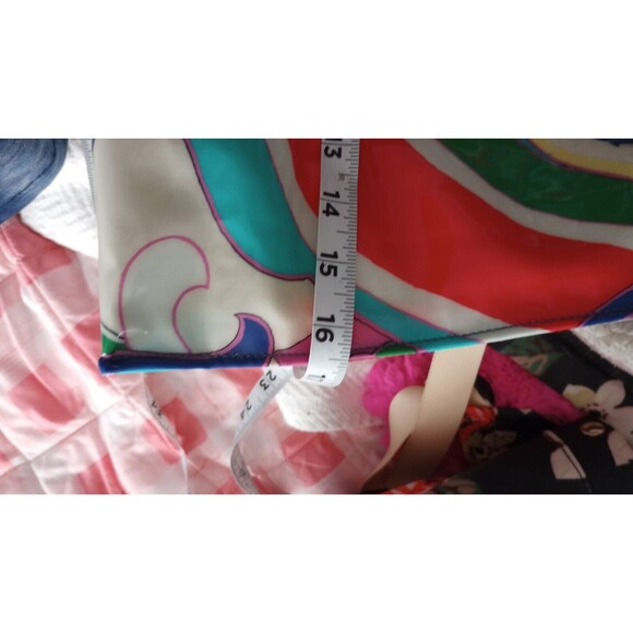 Etro Tote Bag Paisley Multicolor PVC 175444904 Beach Coastal - Picture 8 of 10